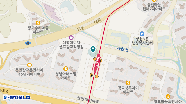 효다원 재가복지센터 위치 지도
