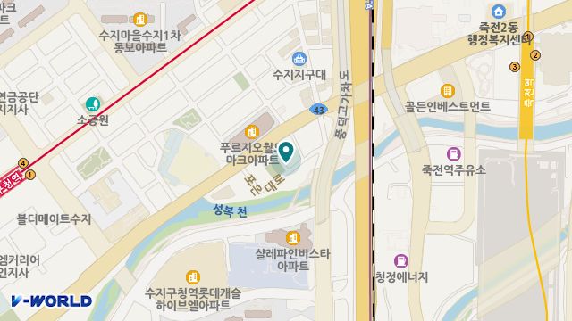포도나무 재가복지센터 위치 지도