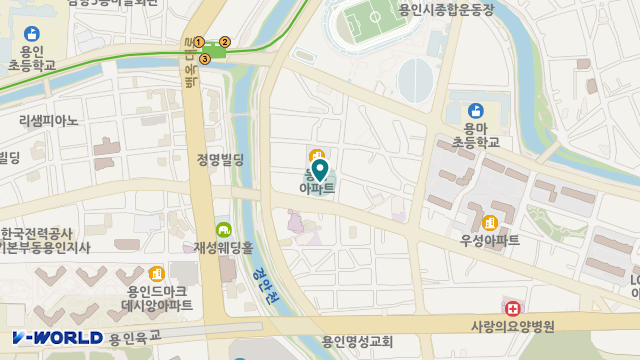 용인효 주간보호센터 위치 지도