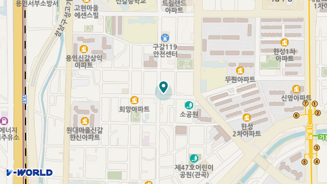 가족애노인복지센터 위치 지도