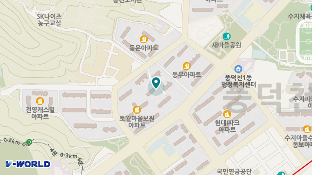 한울재가복지센터 위치 지도