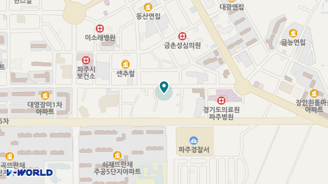 초록빛 위치 지도