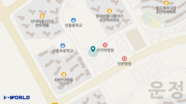 운정어르신주야간보호센터 위치 지도