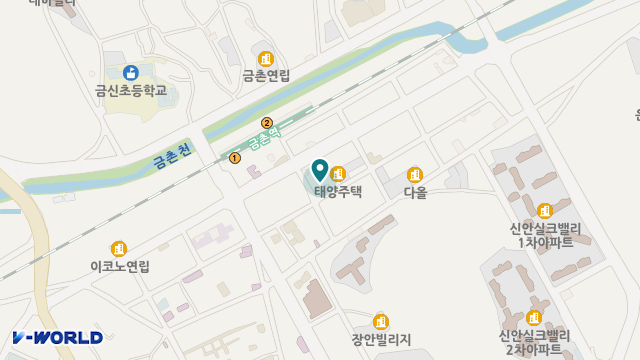 다온복지센터 위치 지도