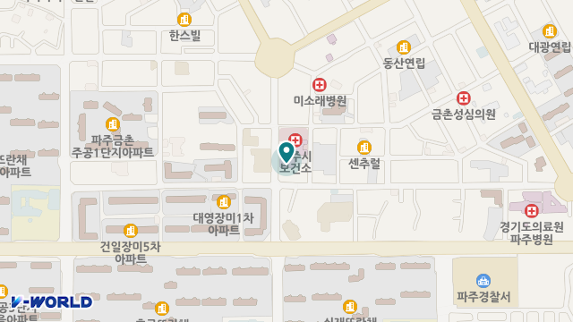 금촌주야간보호센터 위치 지도