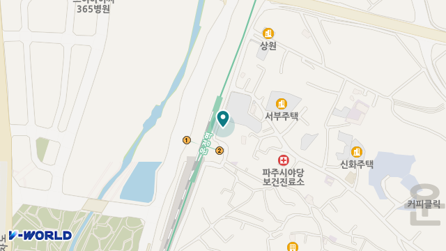 파주예은방문요양센터 위치 지도