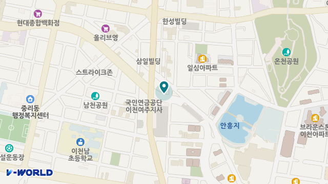 터미널 의료기 위치 지도