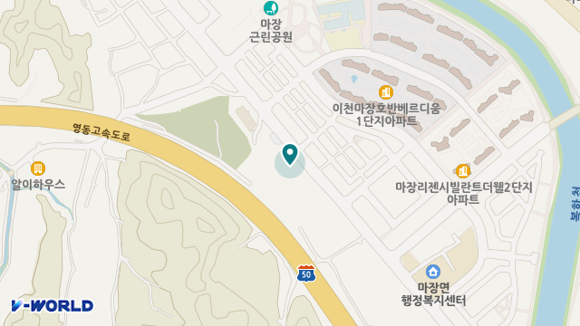 마장소망노인복지센터 위치 지도