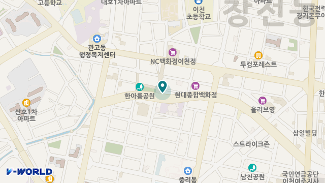 현대의료기 위치 지도