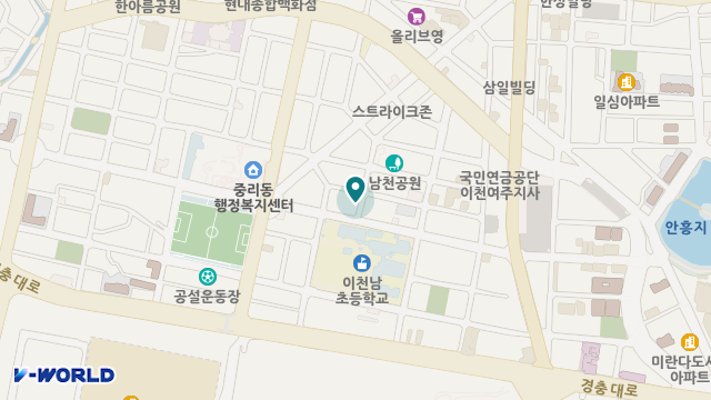 신현재가복지센터 위치 지도