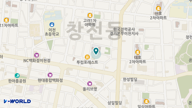 설봉노인복지센터 위치 지도