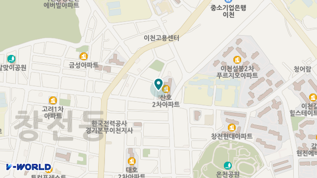 이천시재가노인복지센터 위치 지도
