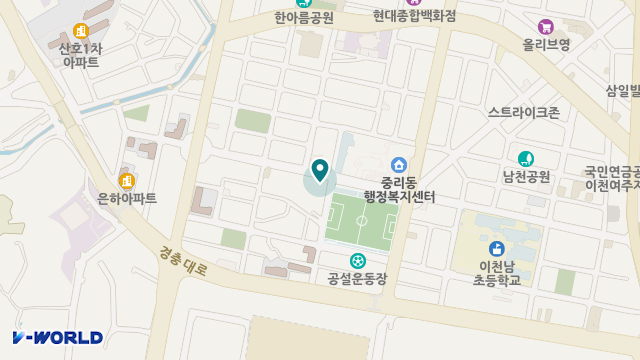 이천사랑노인재가복지센터 위치 지도