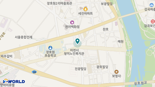 강남재가복지센터 위치 지도