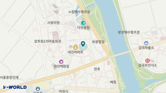 한마음 재가 복지 센터 위치 지도