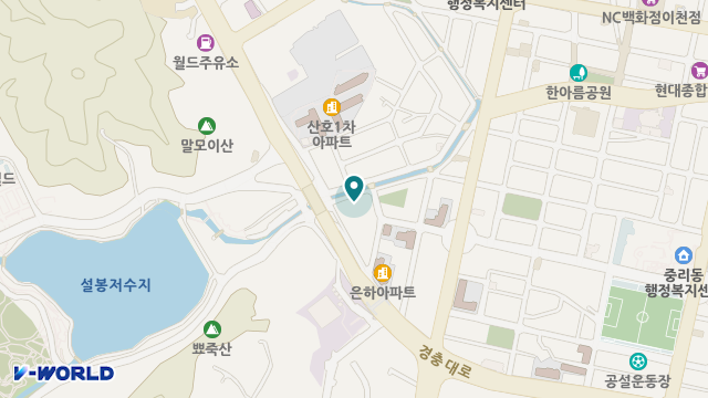 소망의료기 위치 지도