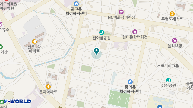 어부바재가복지센터 위치 지도