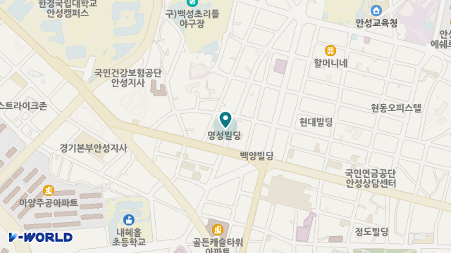 안성의료복지 사회적협동조합 재가장기요양기관 위치 지도