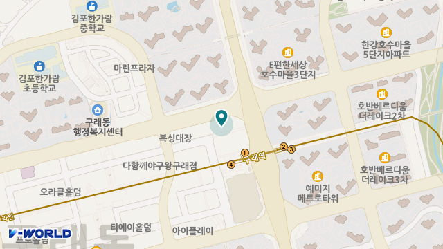 파랑새노인복지센터 위치 지도