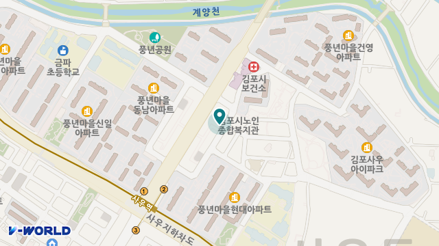 A+김포요양보호센터 위치 지도