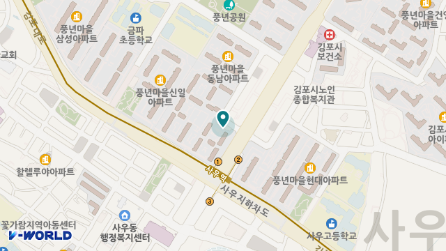 e-착한노인복지센터 위치 지도