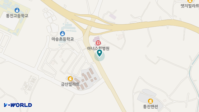 김포무지개 방문요양센터 위치 지도
