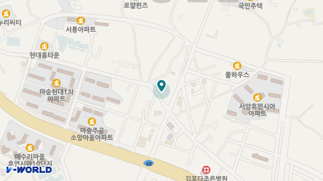 김포실버 방문요양센터 위치 지도
