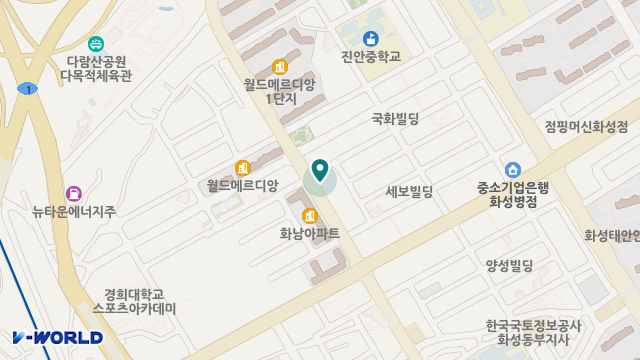 화성의료기 위치 지도