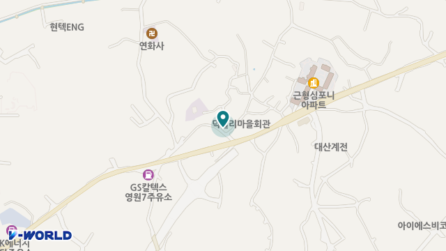 화성복지재가센터 위치 지도