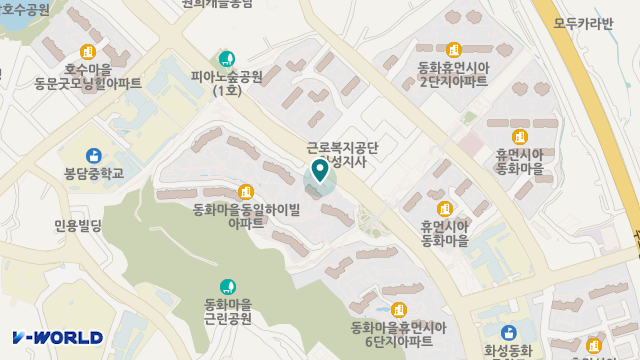 더화성재가노인복지센터 위치 지도