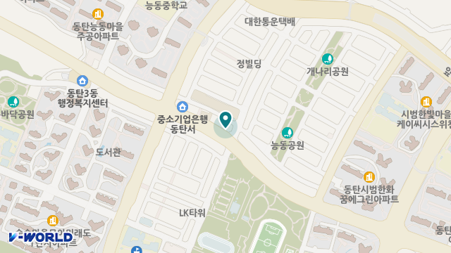 동탄센트럴의료기 위치 지도