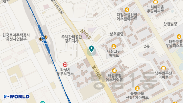 동탄해오름노인요양센터 위치 지도