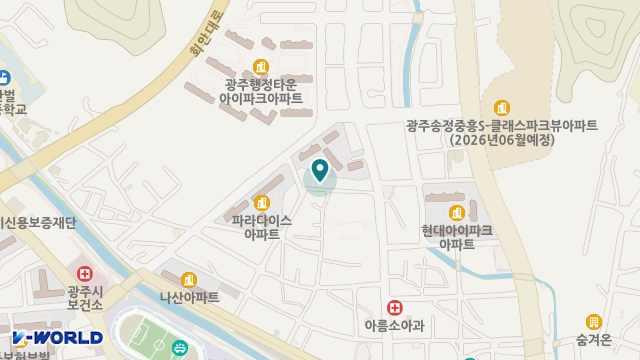 (주)광주돌봄 장기요양센터 위치 지도