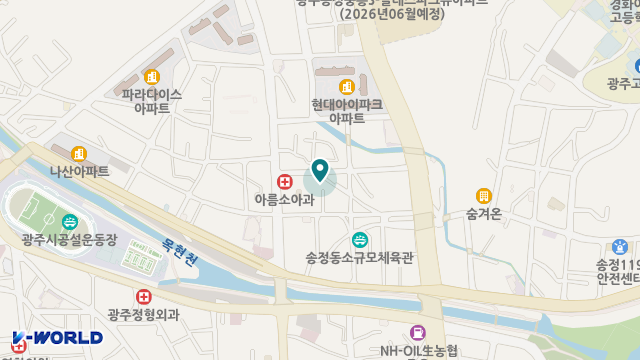 광주사랑재가복지센터 위치 지도