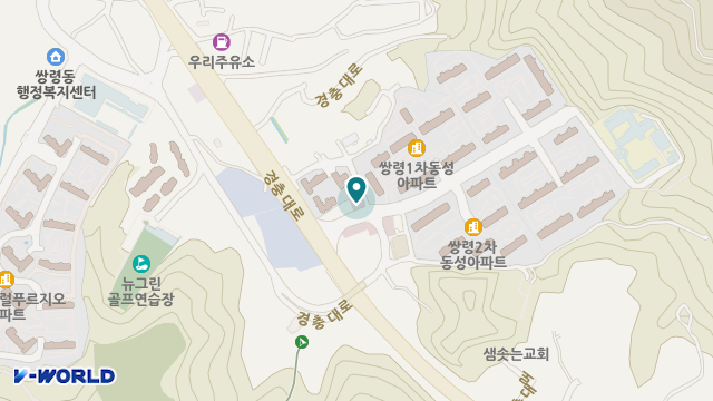 사랑노인요양방문센터 위치 지도