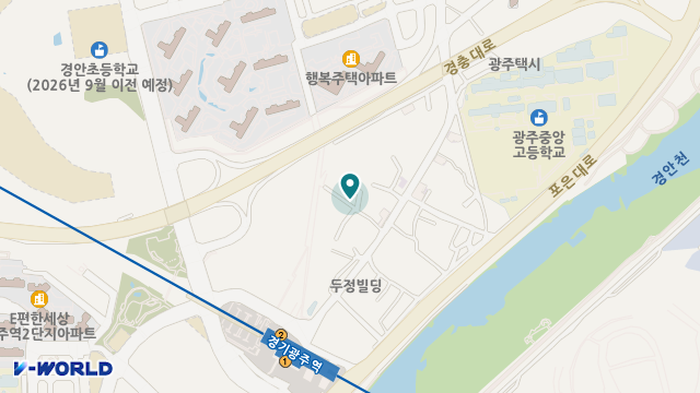 경기광주재가복지센터 위치 지도