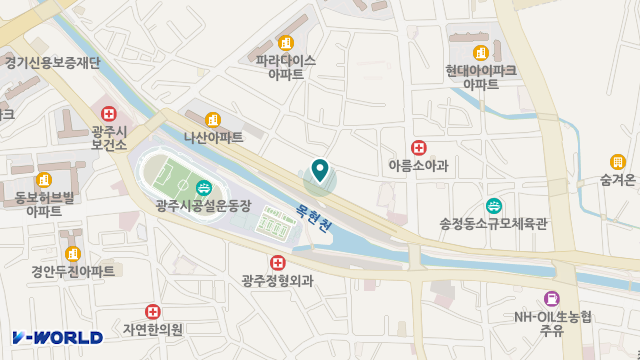광주성심재가복지센터 위치 지도