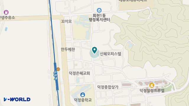 평화실버센터 위치 지도
