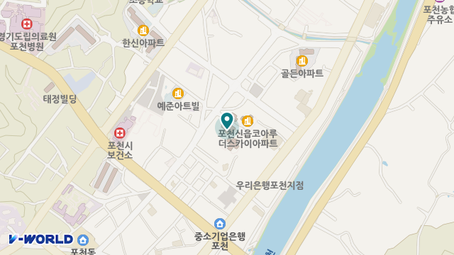 운천의료기 위치 지도