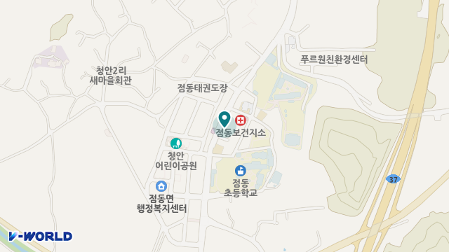세종재가복지센터 위치 지도