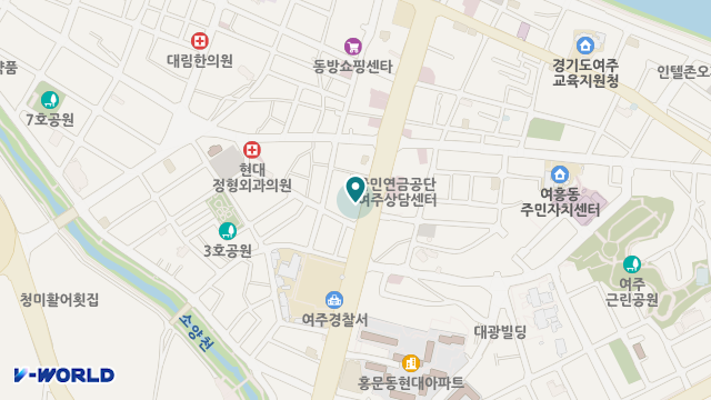 현대의료기 위치 지도