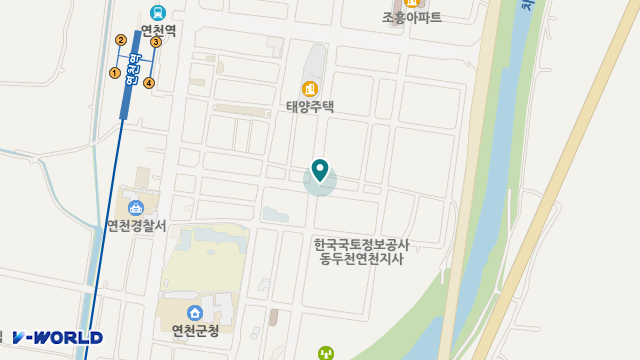 무지개정원 복지센터 위치 지도