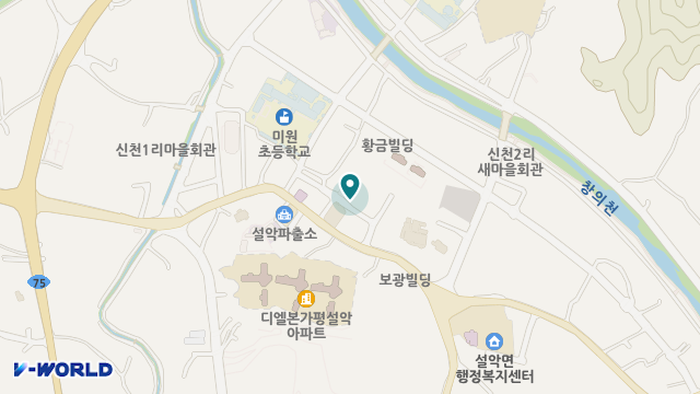 설악참사랑방문요양센터 위치 지도