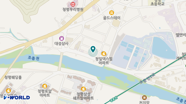 청평노인주간보호센터 위치 지도