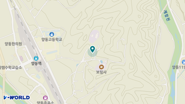 양동재가복지센터 위치 지도