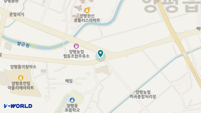 양평사랑주야간보호센터 위치 지도