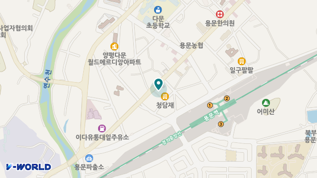 양평종합의료기 위치 지도