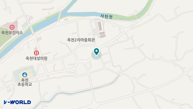 옥천재가방문요양센터 위치 지도