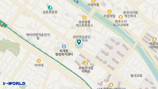 그린노인복지센터 위치 지도