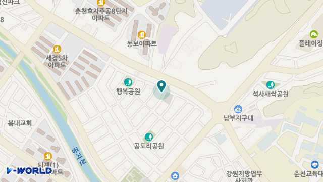 동원노인복지센터 위치 지도